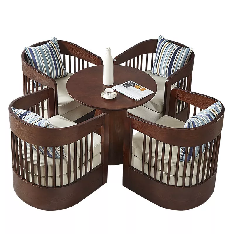 Hotel Wood Lounge Chair-STLOU1087