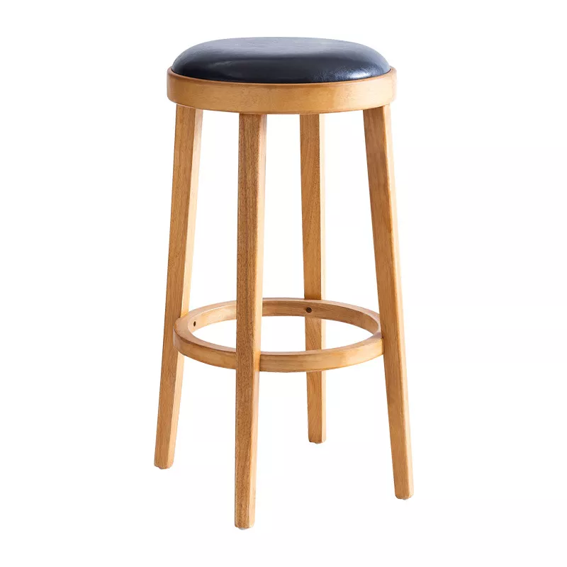 Hotel Wooden Bar Stool-STLOU1129
