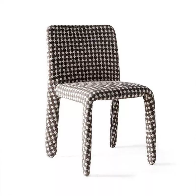 Polka Dot Upholstered Hotel Dining Chair STLOU1265