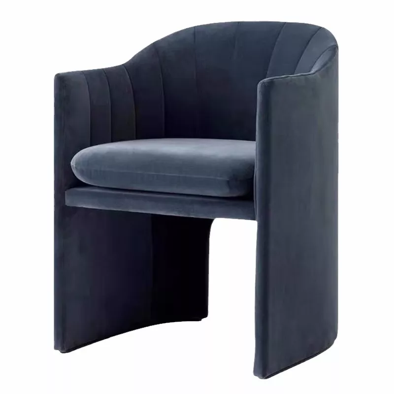 Velvet Shell Armchair-STLOU1268