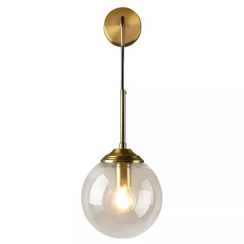 Clear Glass Globe Pendant Wall Lamp – STLWL1407