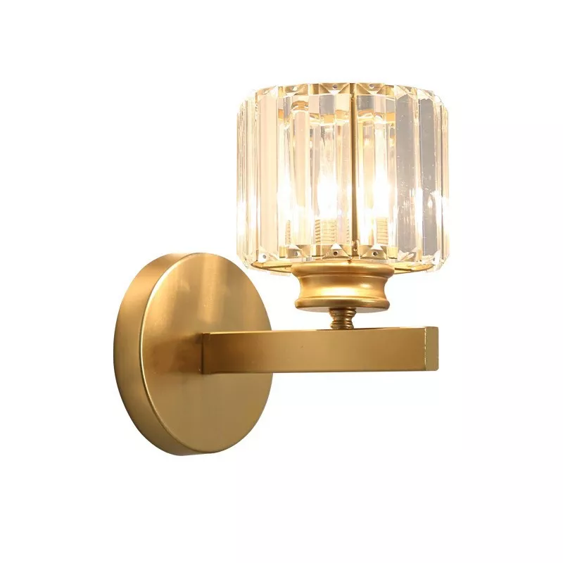Crystal Shade Gold Wall Light – STLWL1430