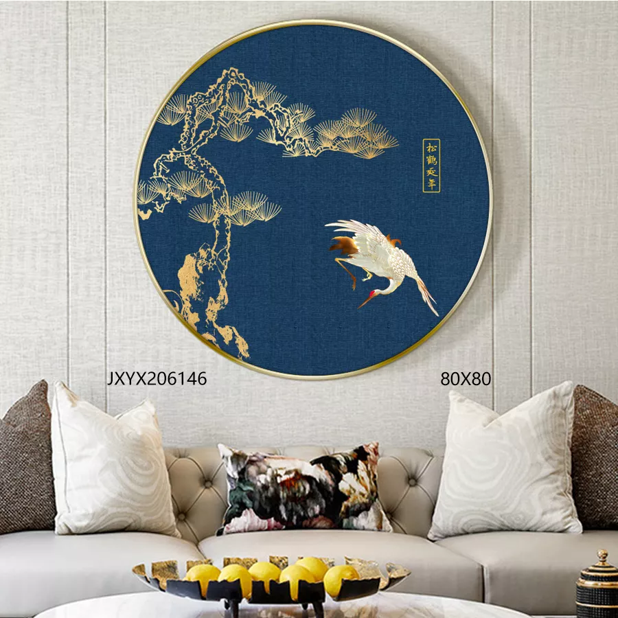 Round Frame Paintings-10