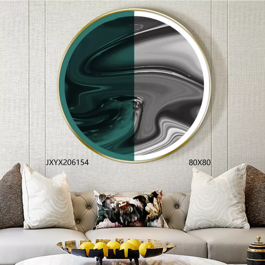 Round Frame Paintings-11