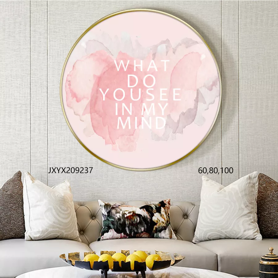 Round Frame Paintings-12