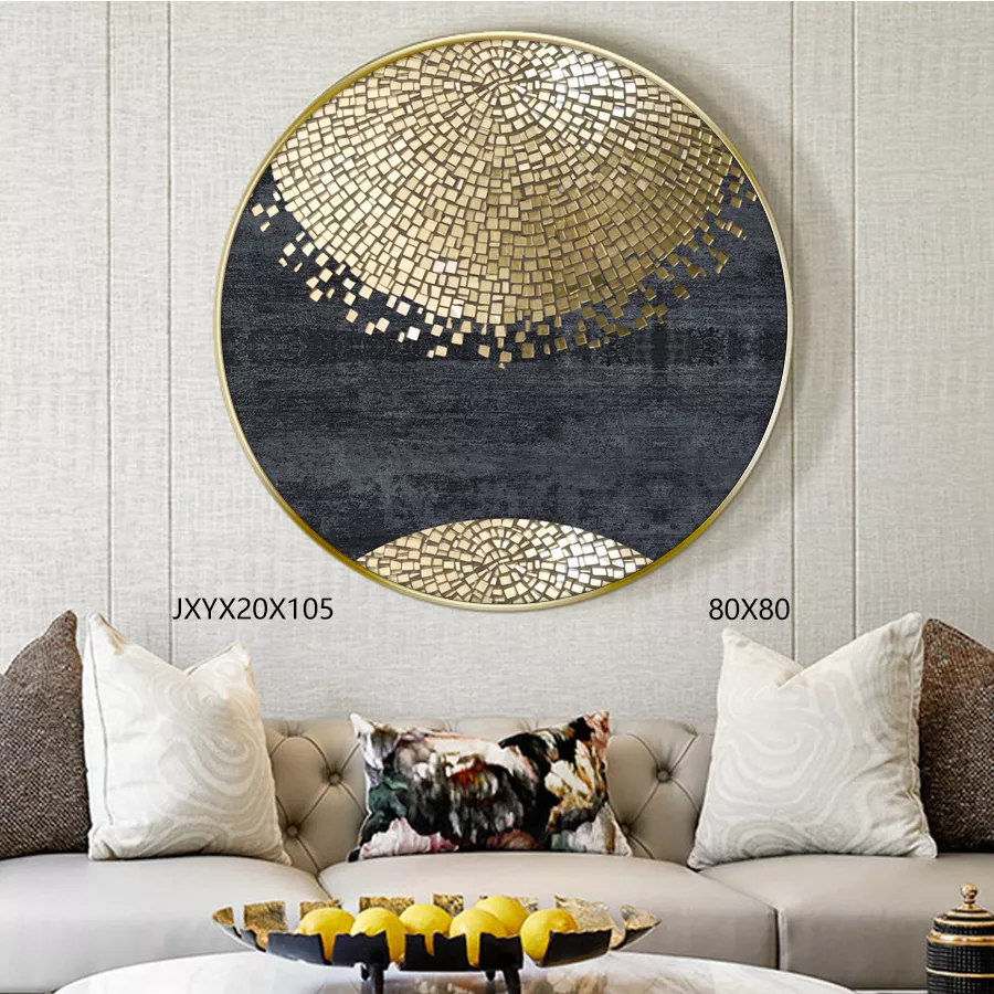 Round Frame Paintings-14