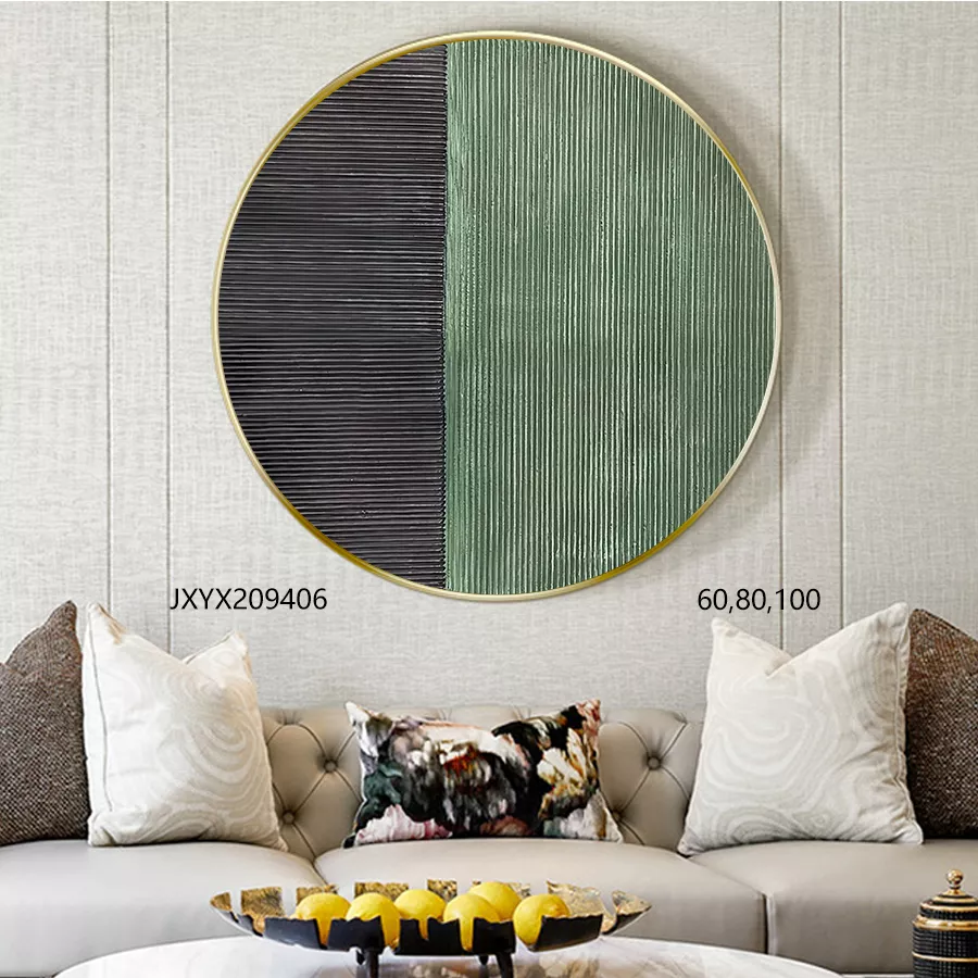 Round Frame Paintings-15