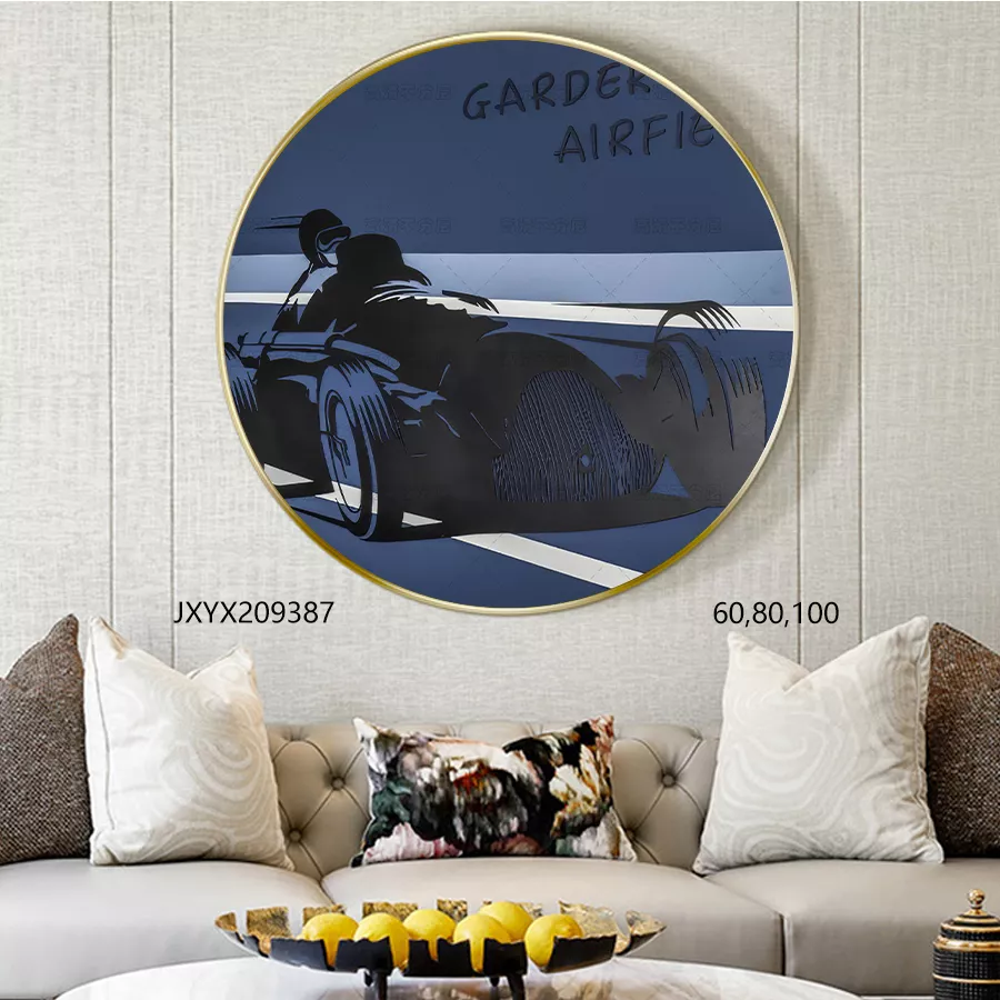 Round Frame Paintings-16