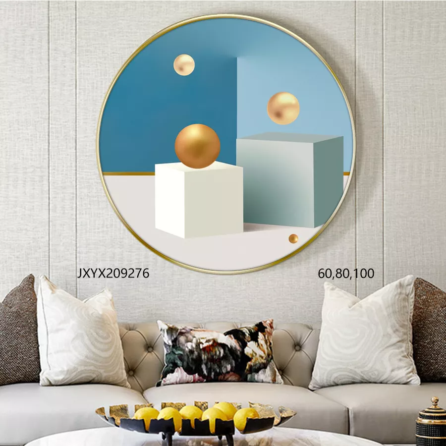 Round Frame Paintings-1