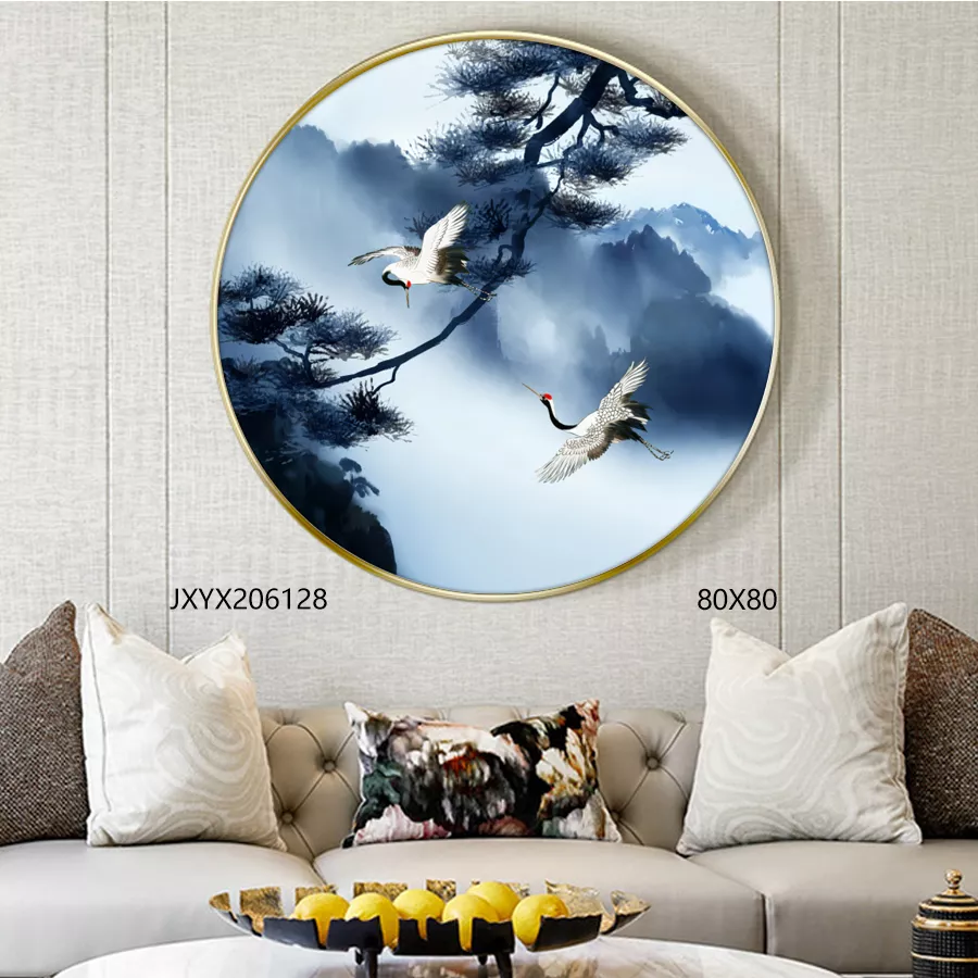 Round Frame Paintings-3