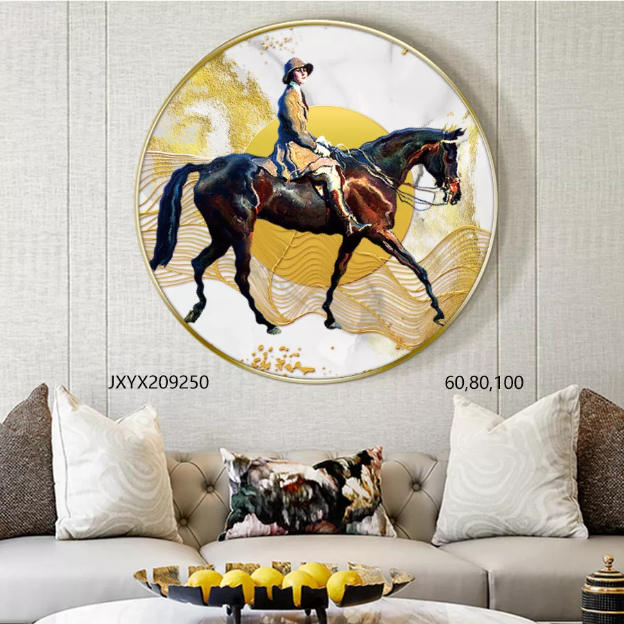 Round Frame Paintings-4