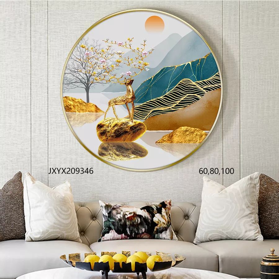Round Frame Paintings-5