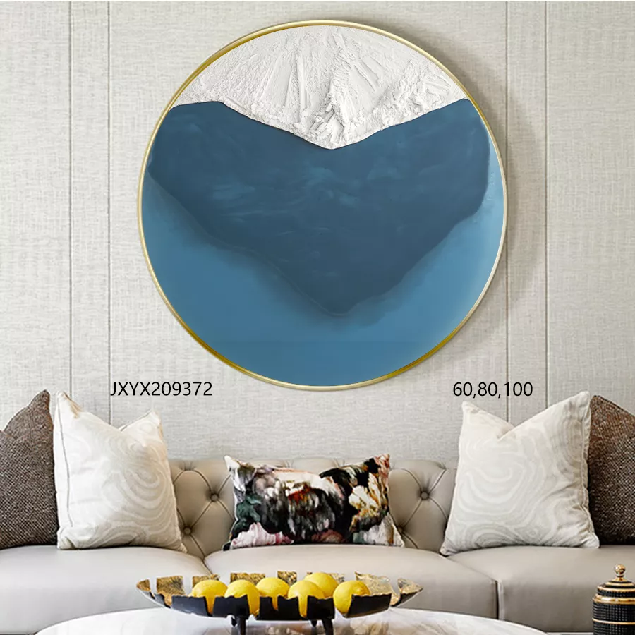 Round Frame Paintings-8