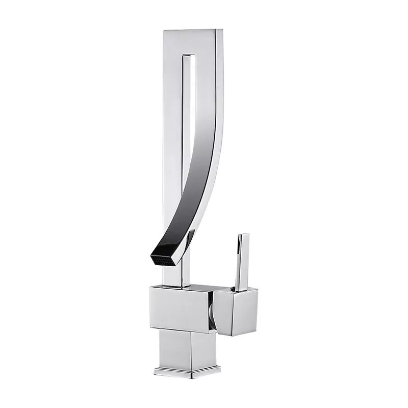 Square Chrome Basin Faucet STLBF2519