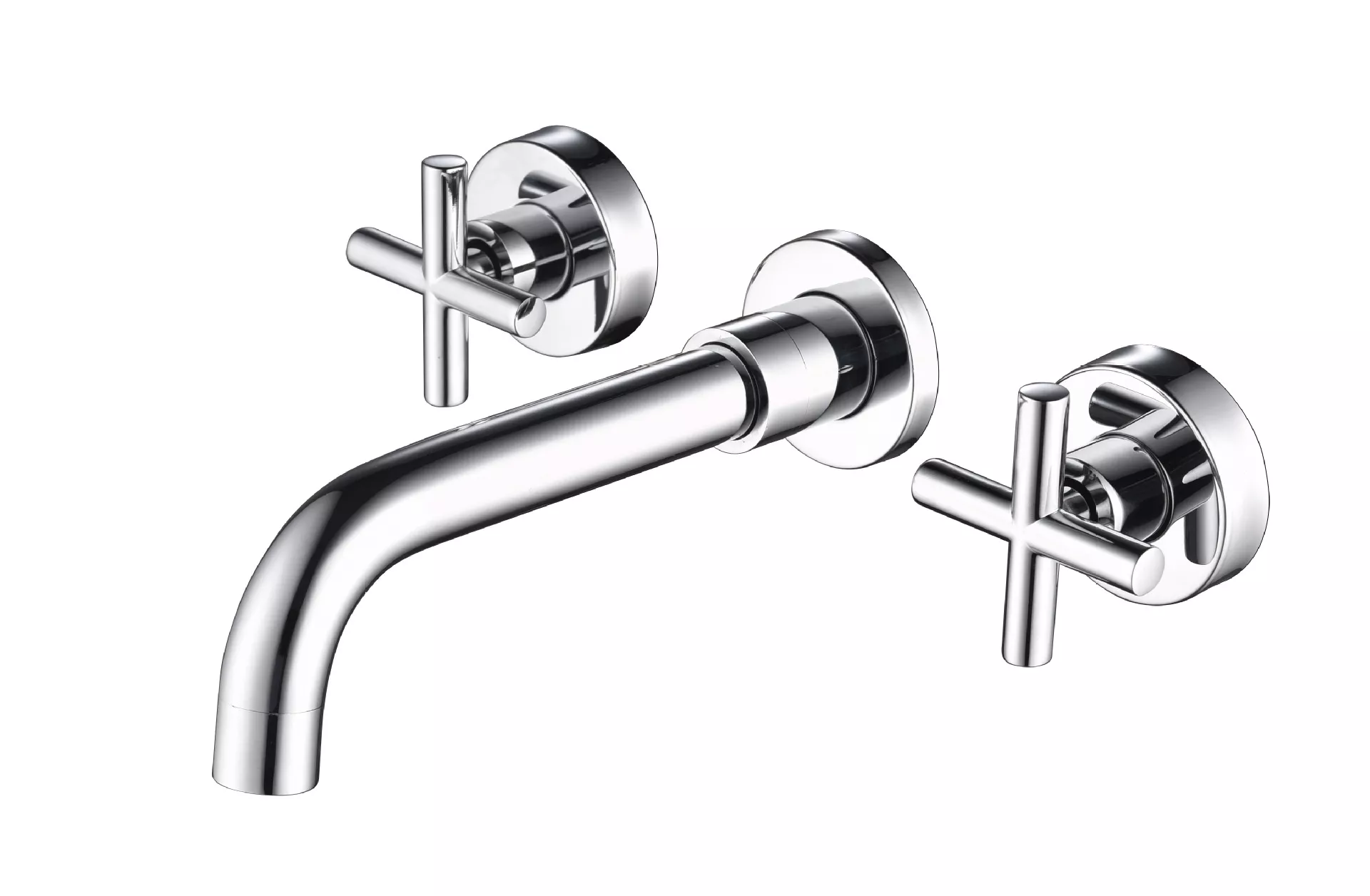 Double Cross Handle Wall Faucet STLBF2526