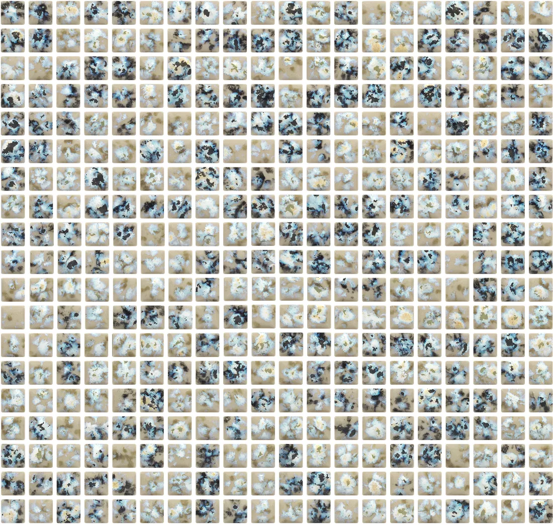 Mosaic Ice Crystal Jade-128
