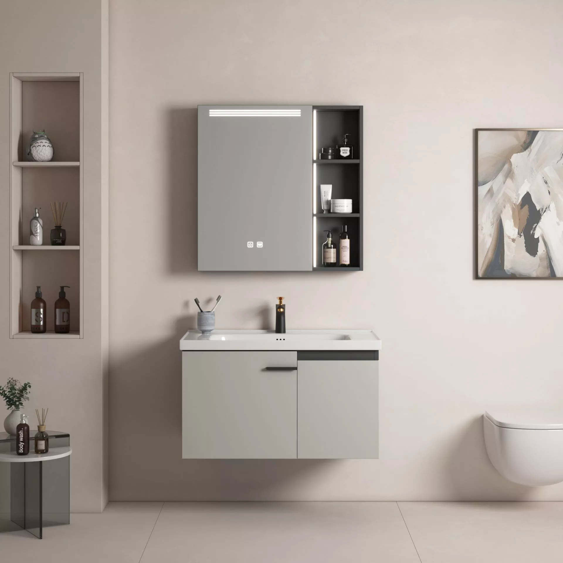 Hotel Bathroom Cabinet-STL4337