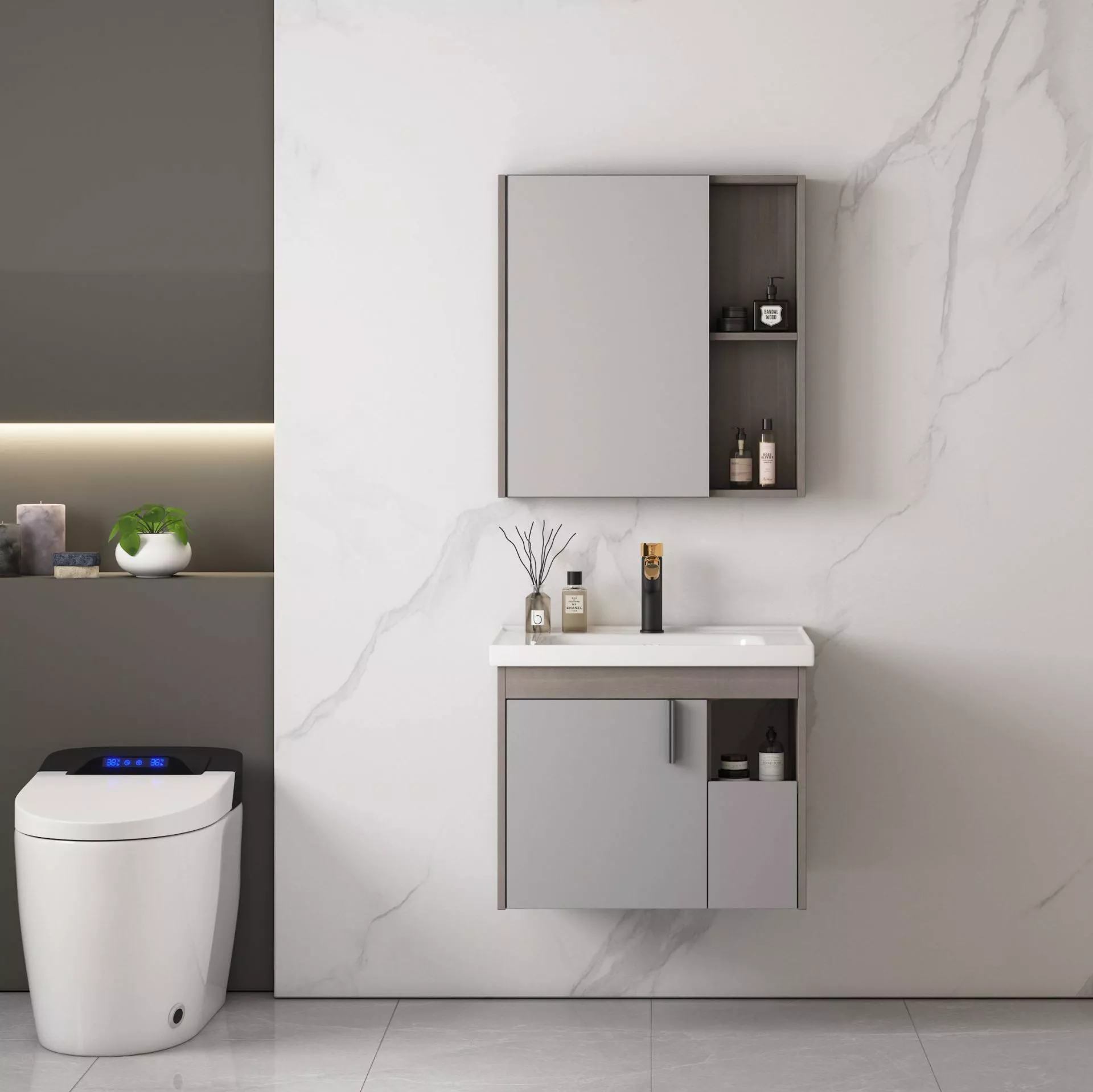 Hotel Bathroom Cabinet-STLCA4724