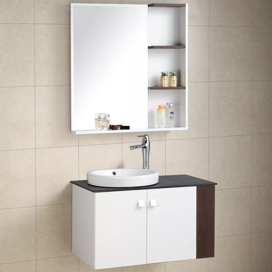 Wood bathroom cabinet 23