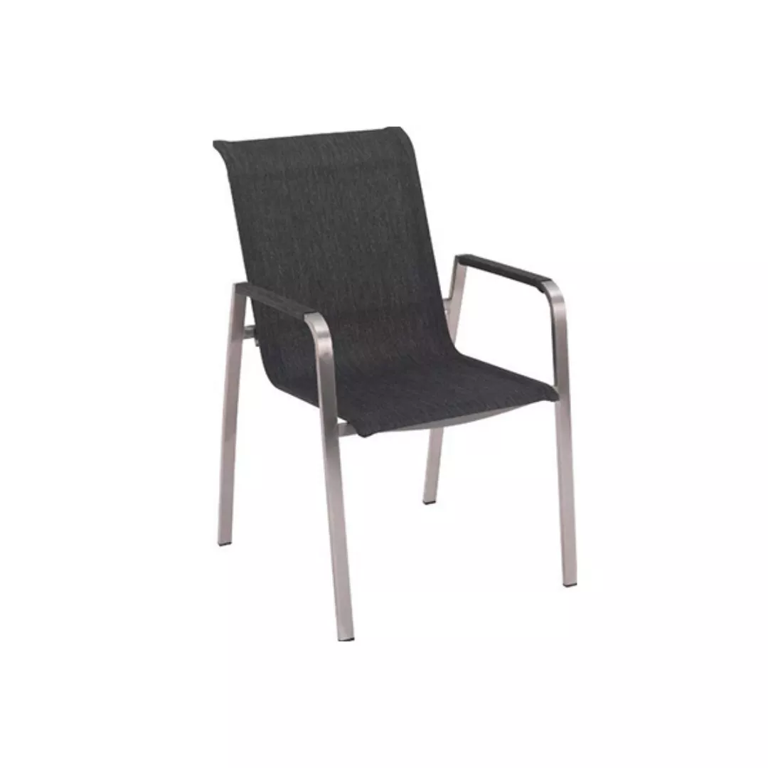 Hotel Outdoor Textilene Dining Chair-STLOU5276