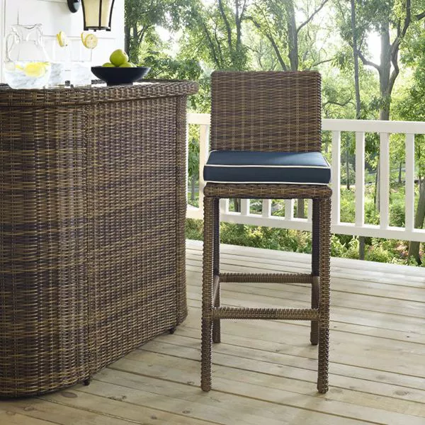 Hotel Outdoor Wicker Bar Set-STLOU5299
