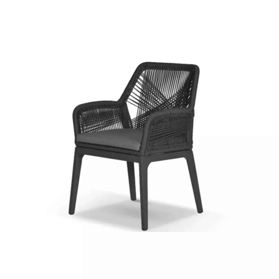 Hotel Outdoor Woven Rope Dining Chair-STLOU5281