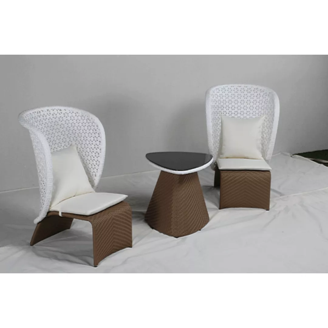 Outdoor High-Back Wicker Chair Set-STLOP5250