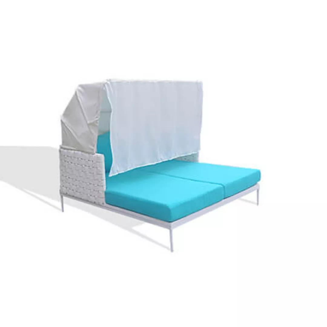 Hotel Double Outdoor Daybed with Canopy-STLOU5395