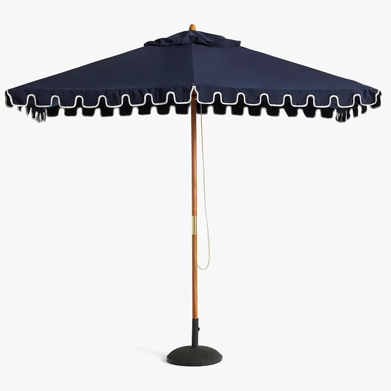 Hotel Scalloped-Edge Beach Umbrella-STLU5410