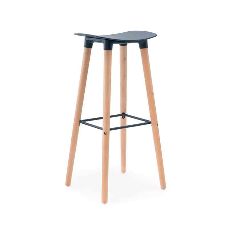 Wooden Leg Hotel Bar Stool-STLOC5438