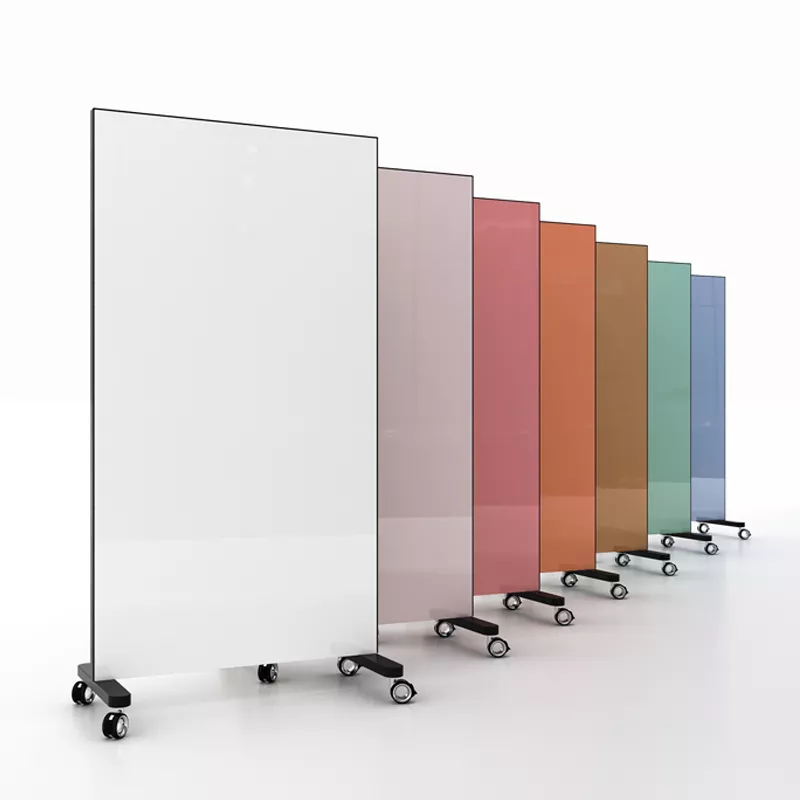 Mobile Glass Office Partition – STLOT5453