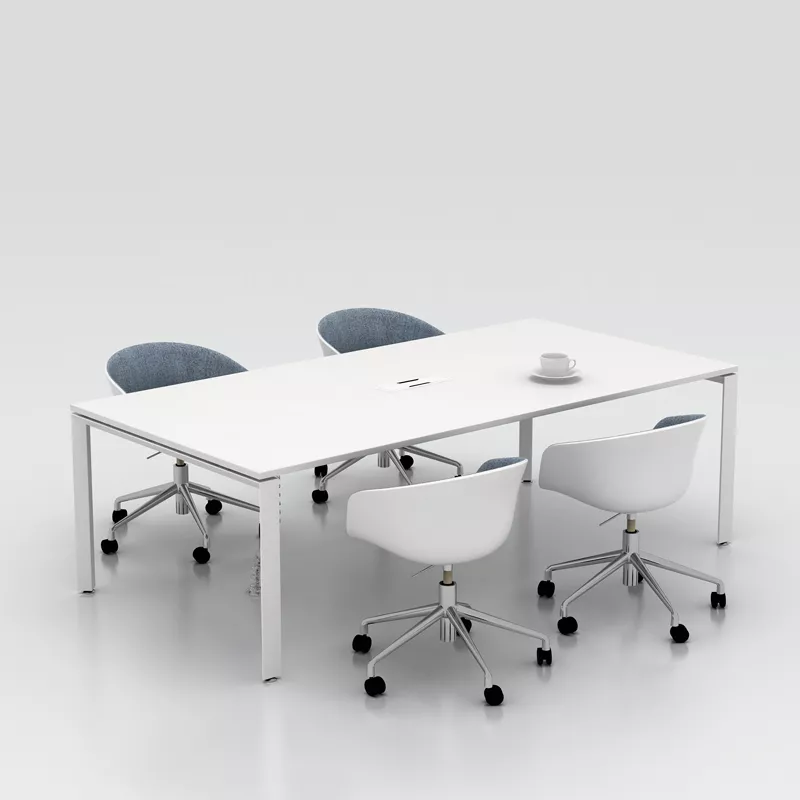 White Collaborative Table for Hotel Meeting Room – STLOU5531