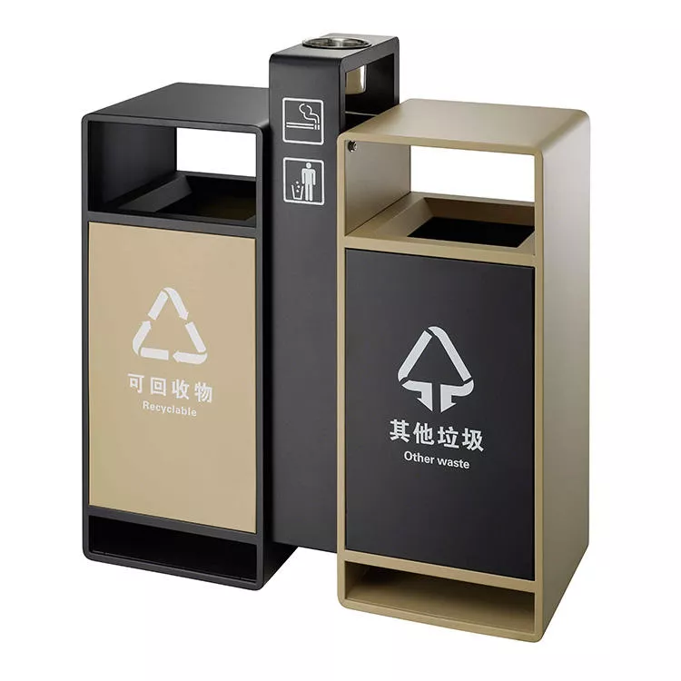 Outdoor trash can-15
