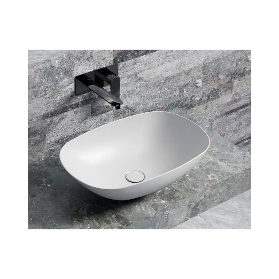 Hotel Oval Solid Surface Basin – STLOU5977