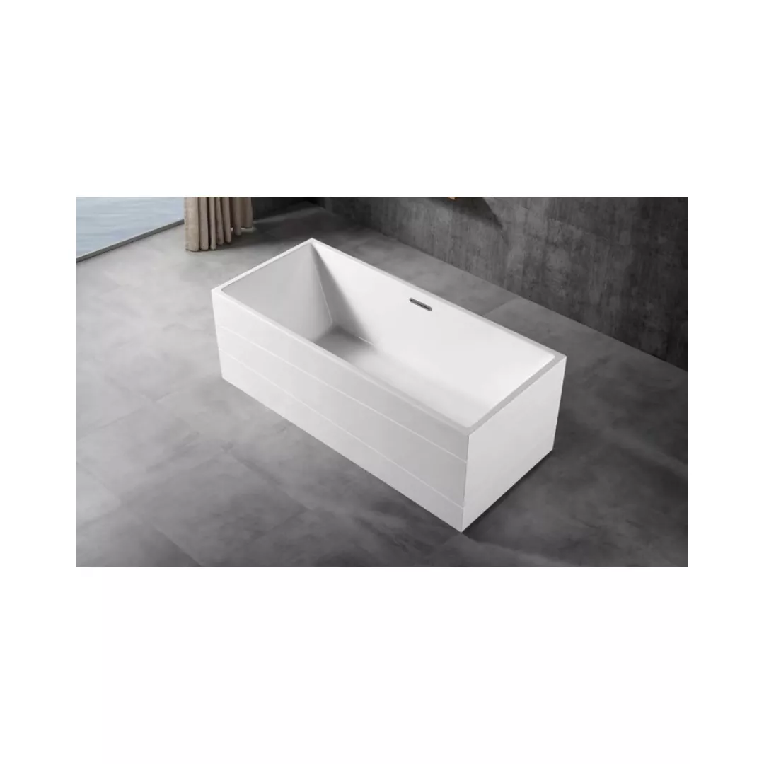 Modern Rectangular Solid Surface Bathtub – STLBB6040