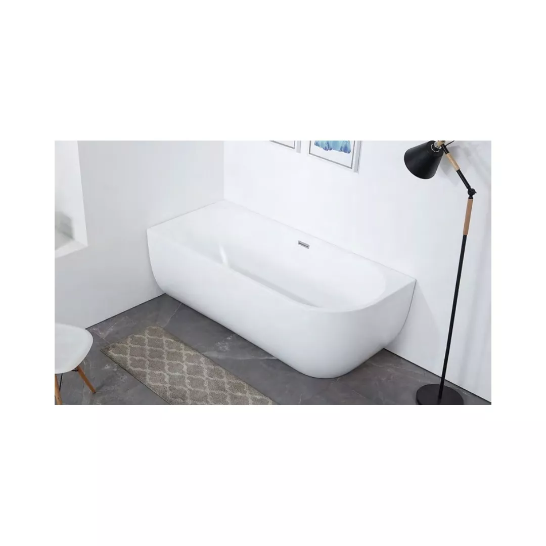 Modern Wall-Side Freestanding Bathtub – STLBB6041