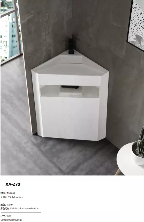 Corner Solid Surface Basin STLBS5984