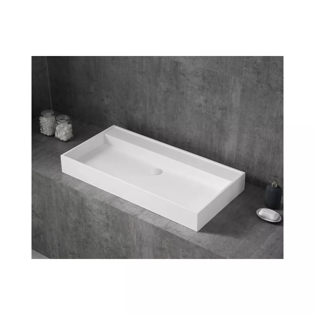 Rectangular Solid Surface Basin STLBS5991