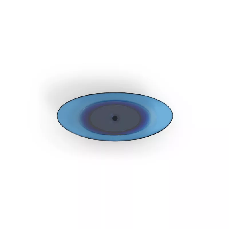 Hotel Transparent Blue Oval Bathtub-STLBB6127