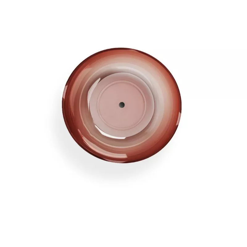 Hotel Transparent Red Round Bathtub-STLBB6128