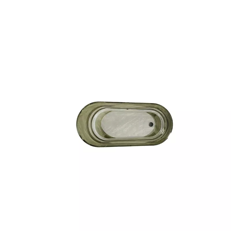 Hotel Transparent Smoky Grey Bathtub-STLBB6132