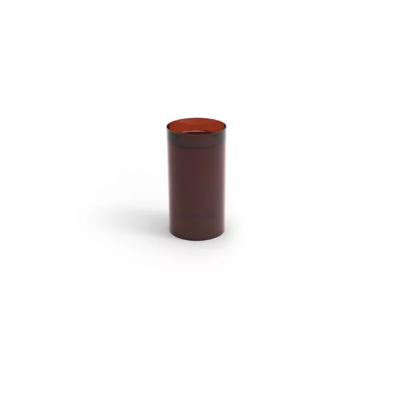 Dark Amber Transparent Pedestal Basin STLBS6168
