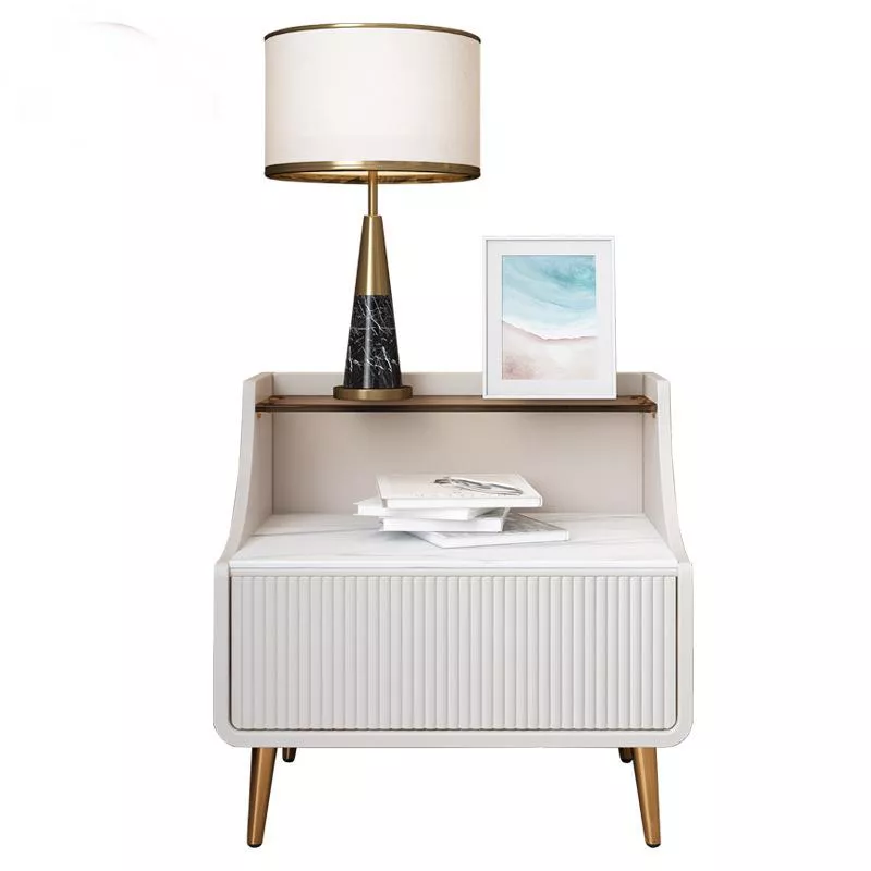 Curved-Top Two-Level Night Table–STLNT6751