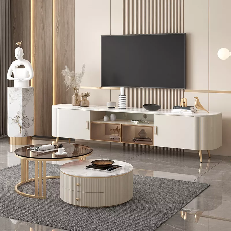Hotel TV Cabinet & Nesting Tables Set-STLTC6729