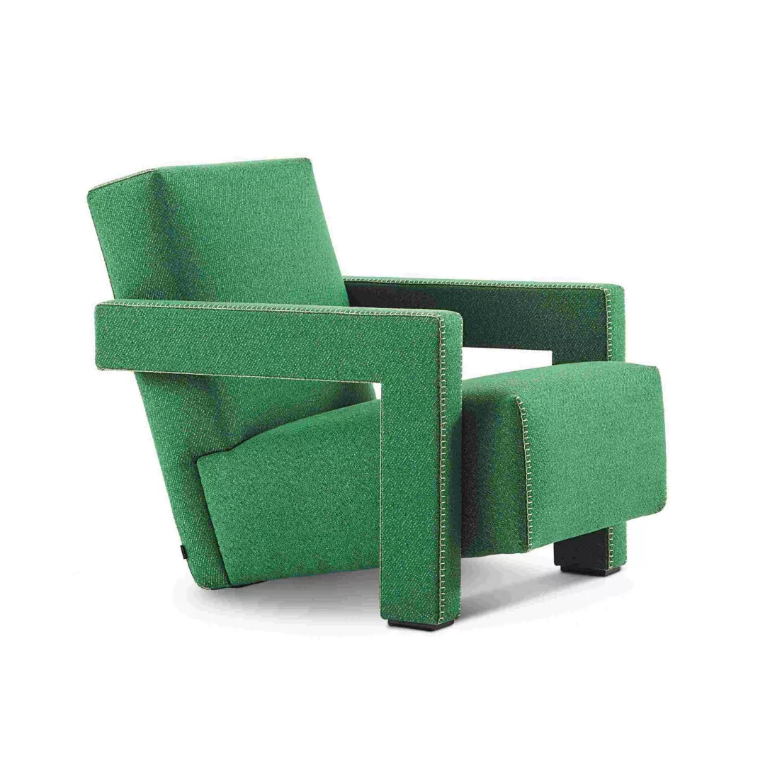 Bold Blue Modern Armchair-STLOU6855