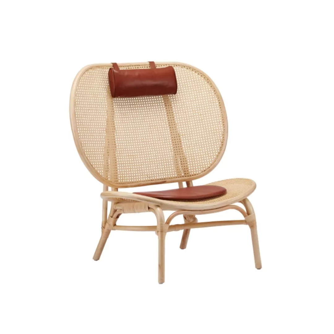 Hotel Cane Back Lounge Chair-STLOU6875