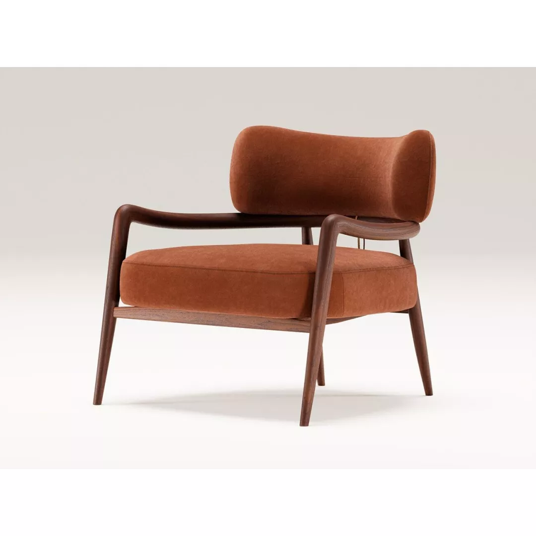 Mid-Century Lounge Chair-STLOU6858