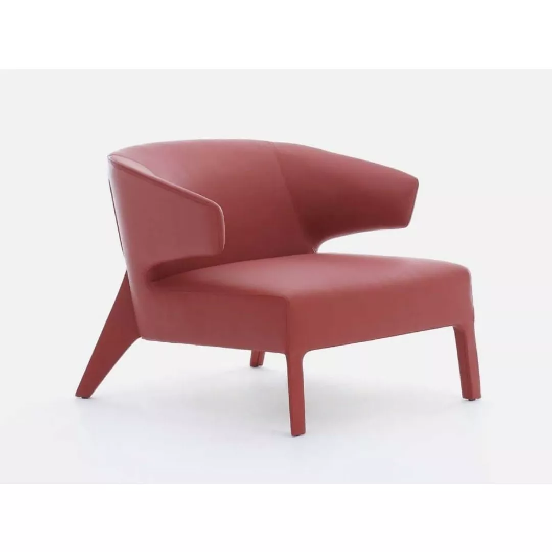Contemporary Gray Fabric Lounge Chair - STLOU6918