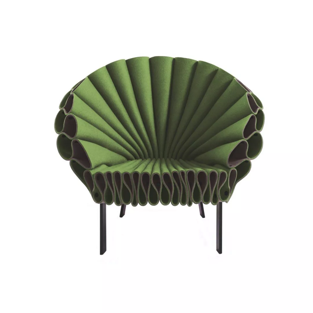 Hotel Blue Shell Lounge Chair-STLOU6895