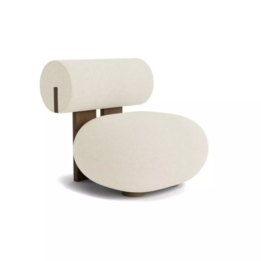 Hotel Modern Cream Lounge Chair-STLOU6897